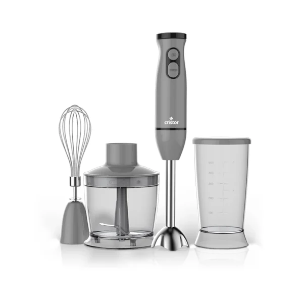 Bras Mixeur 3 en 1 CRISTOR Bras mixeur, Hachoir et Bras Fouet  500 W-500 ML