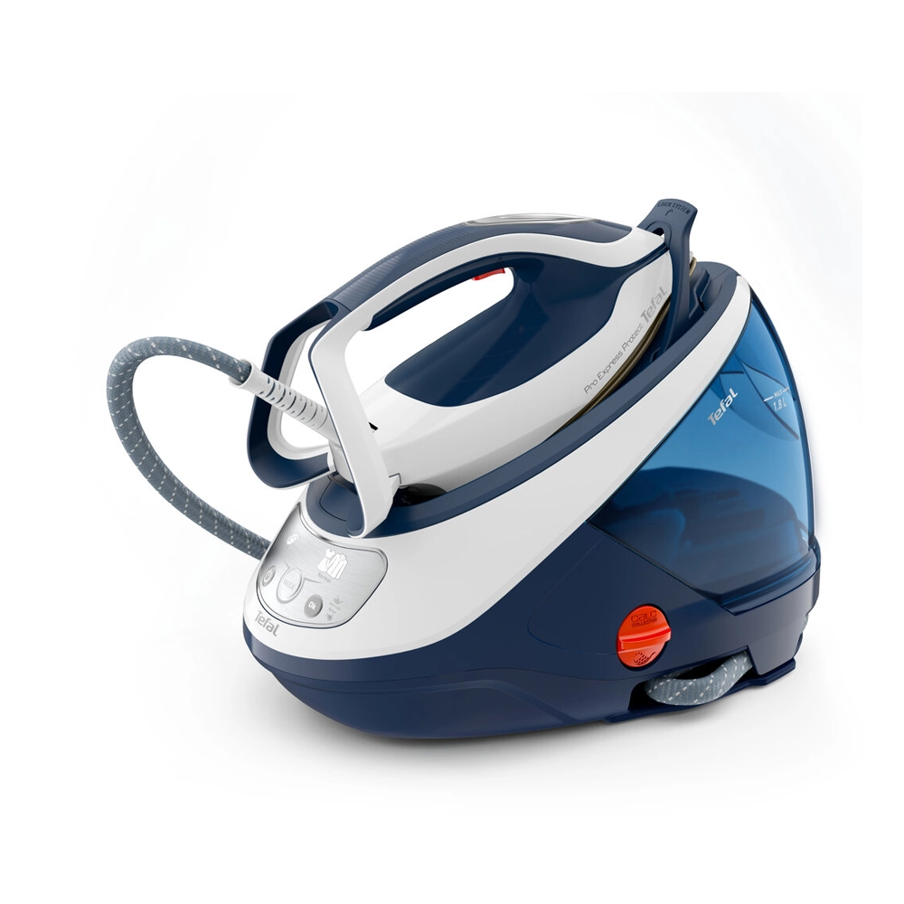 Centrale vapeur TEFAL Pro Express Bleu Centrale vapeur TEFAL Pro Express Bleu/blanc GV9221E0 – Image 1