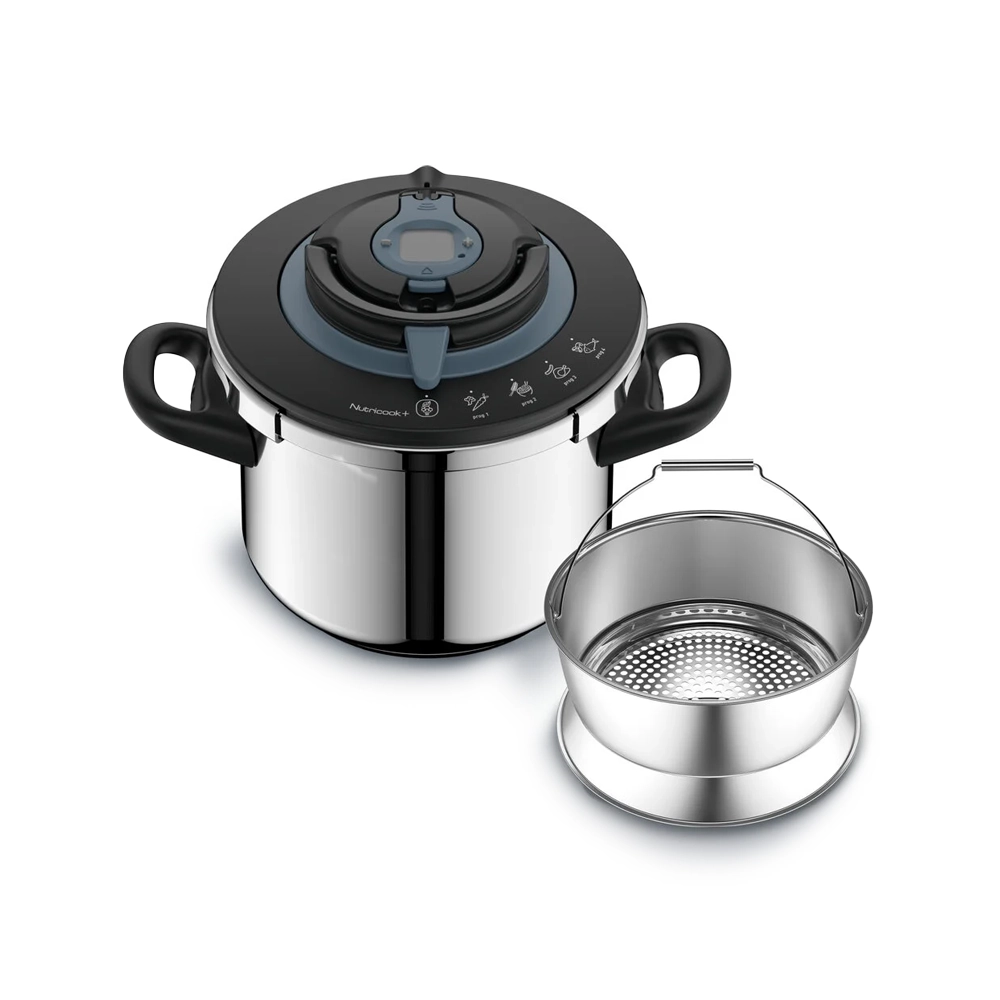 Cocotte-minute SEB NUTRICOOK2 Cocotte-minute SEB NUTRICOOK® 6L inox induction P4220705 – Image 1