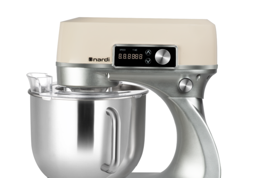 Pétrin  MAESTRO PASTA NARDI Mono Fonction Double Crochet  Crème Inox 5,5L
