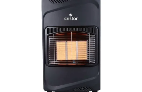 Radiateur A Gaz Butane CRISTOR 4200 W Mobile Noir