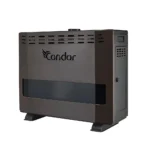 Radiateur à Gaz CONDOR 14 KW Détecteur CO Gris – Image 2