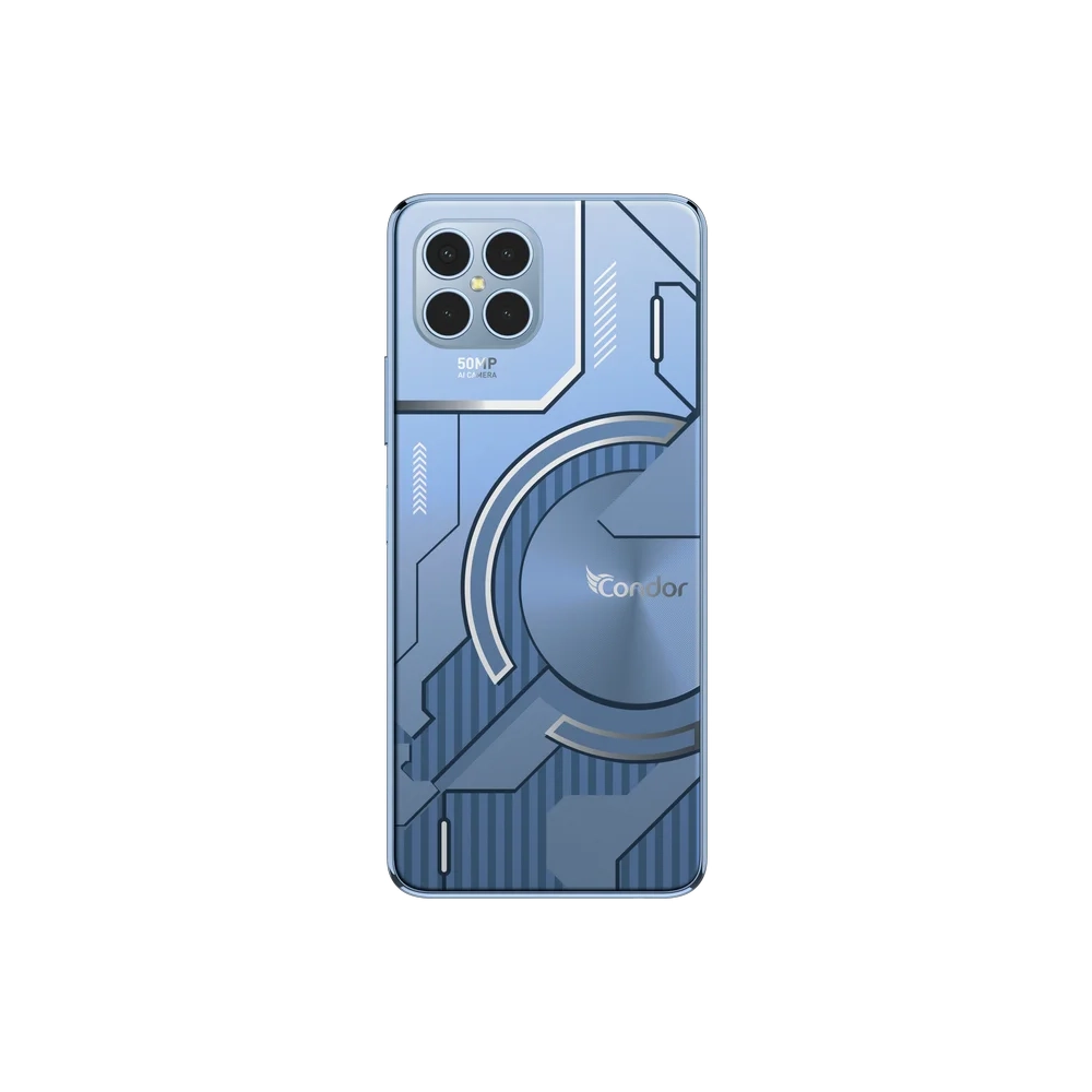 Condor GT60 128GB Smartphone Condor GT60 128GB/8GB (8+8GB Extended RAM) Bleu SP661BL – Image 1