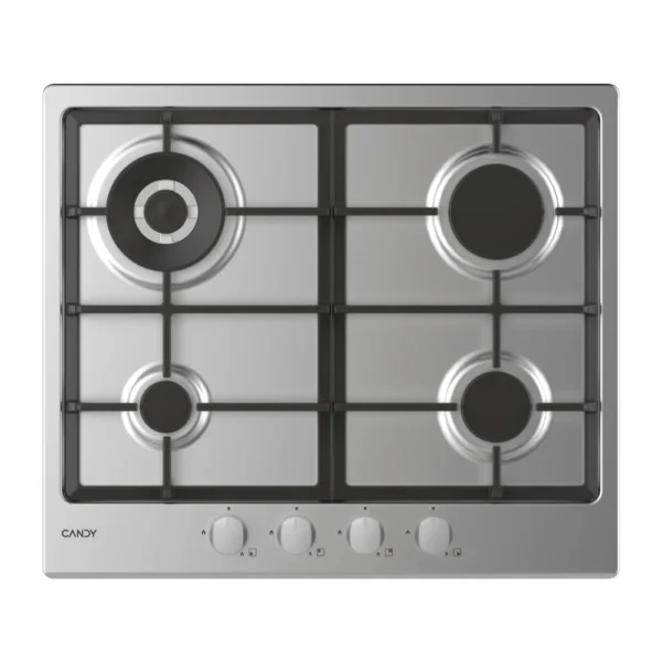 Table de cuisson CANDY INOX - 04 FEUX -WOK- Thermocouple CHG6BR4WX