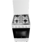 Cuisinière CRISTOR ECO - 4 Feux - 50 Cm - Blanche CR45M4W – Image 4