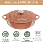 Lov E2607204 Cocotte en fonte peu profonde 28 cm E2607204 – Image 3