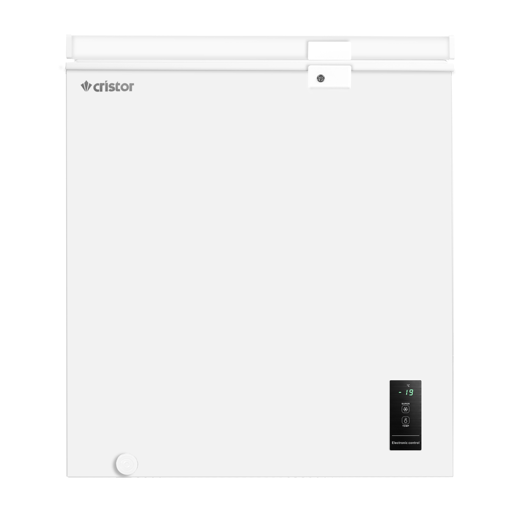 FH-CR280V3W (02) 1000x1000 Congélateur CRISTOR Horizontal 142 L Defrost Thermostat Electronique – Image 1