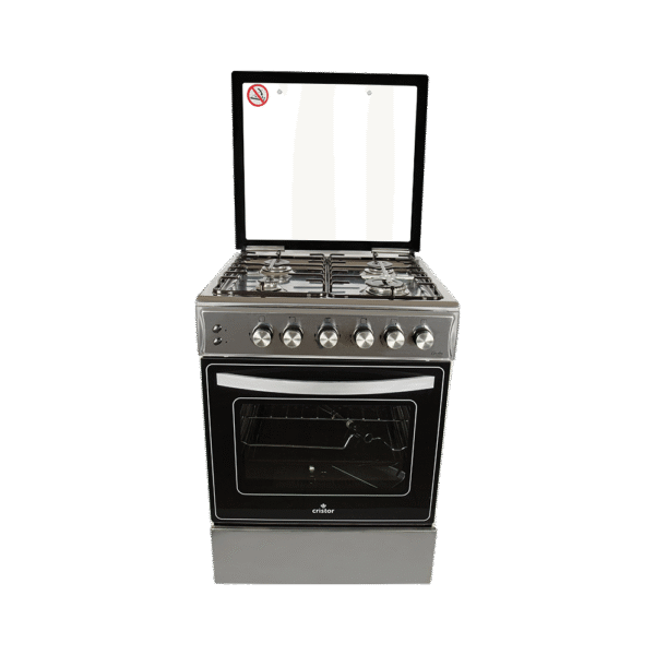 Cuisinière CRISTOR GASTRA - 4 Feux - 60 Cm - Catalyseur - Inox GST461SG