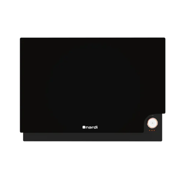 Hotte Décorative NARDI 75 Cm – filtre à charbon – 450 m3/h – Glass noir