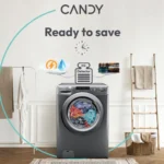 Machine à Laver FRONTALE GRANDO CANDY Silver 11 kg – Image 2