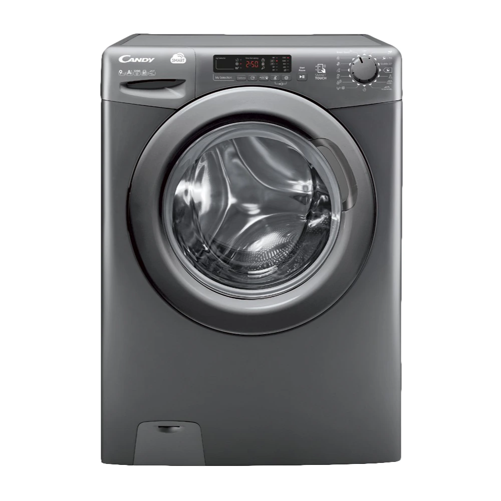 Design sans titre (2) Machine à Laver FRONTALE GRANDO CANDY Silver 11 kg – Image 1