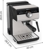Machine Expresso Manuelle Krups Authentic  Gris Clair – Image 8
