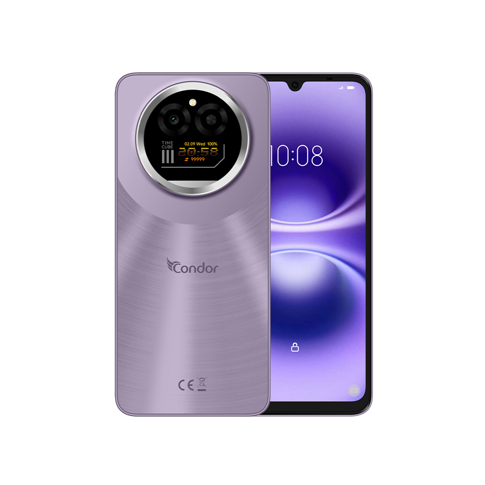 Purple SMARTPHONE CONDOR NOVA 80I 64GB/3GB – Image 1