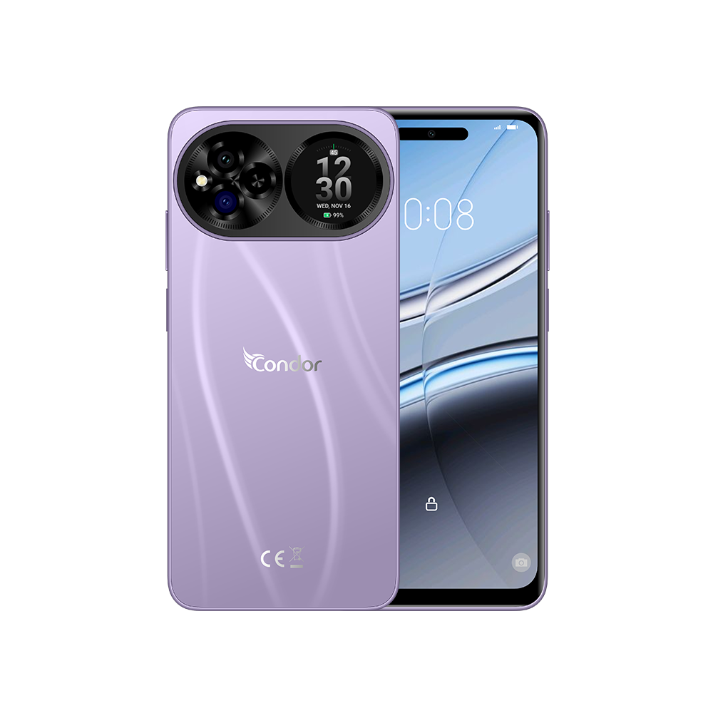 Purple SMARTPHONE CONDOR NOVA 80 Pro 128GB/4GB – Image 1