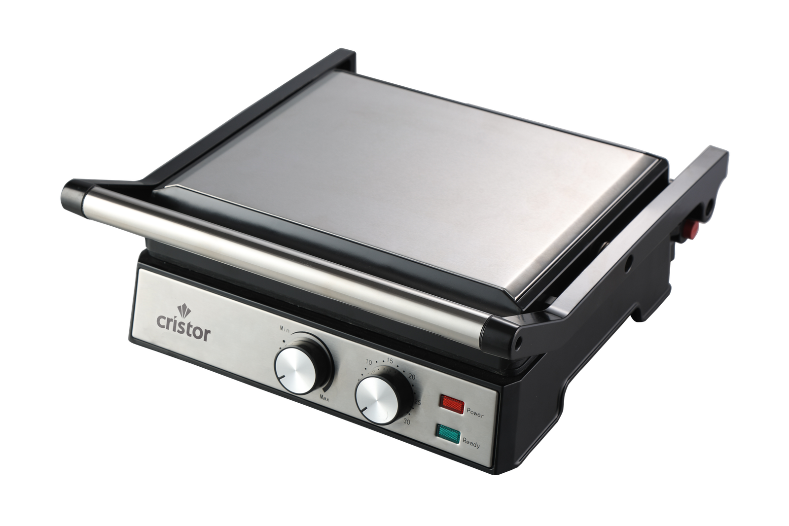 KGL610XB Panineuse & Grille Electrique Cristor 2000W Noir inox – Image 1
